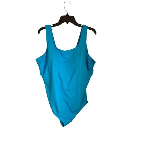 Lands' End Women's One Piece Bathing Suit size 26W New swim built in bra - Picture 1 of 6